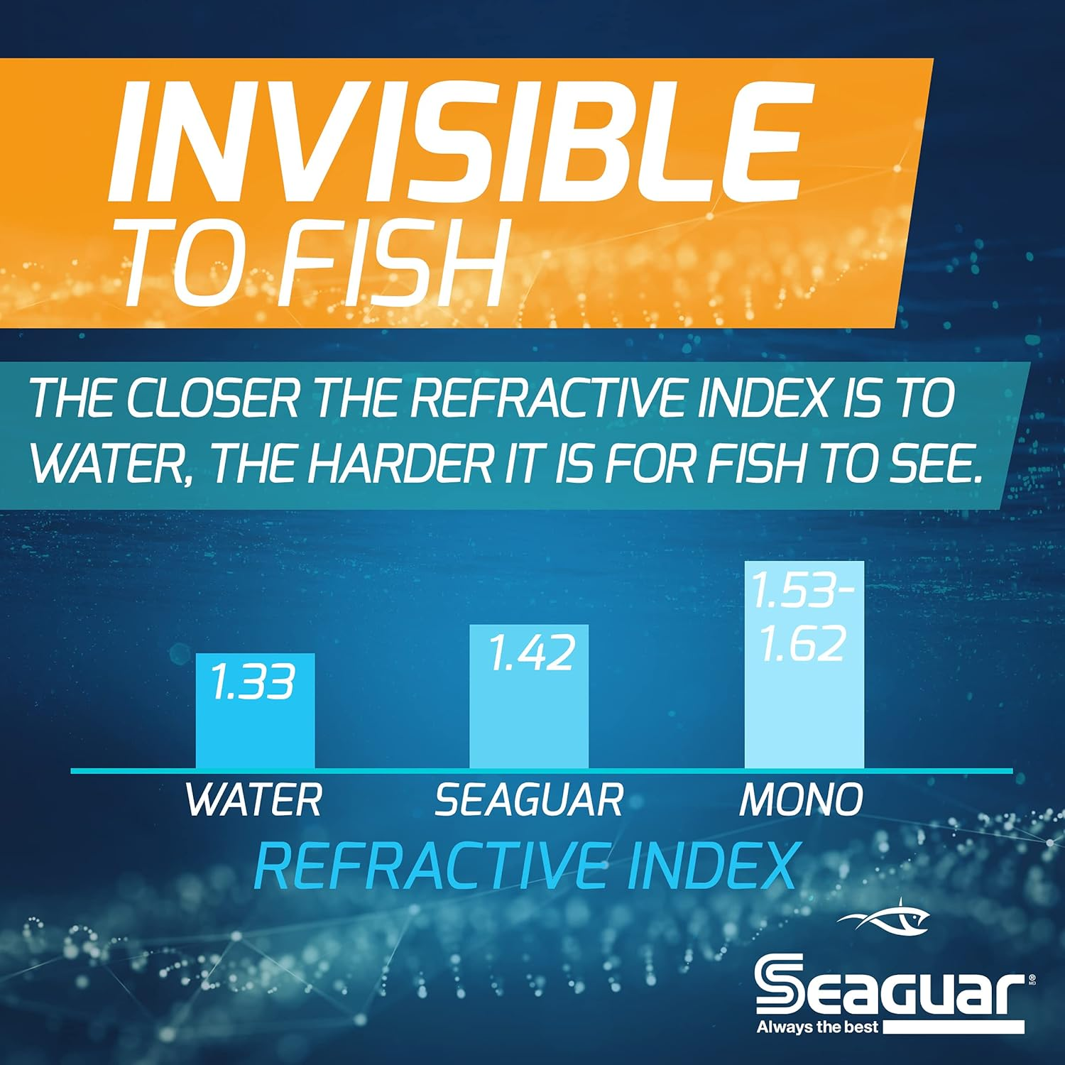 Seaguar Invizx Fluorocarbon 600 Yards image number 5