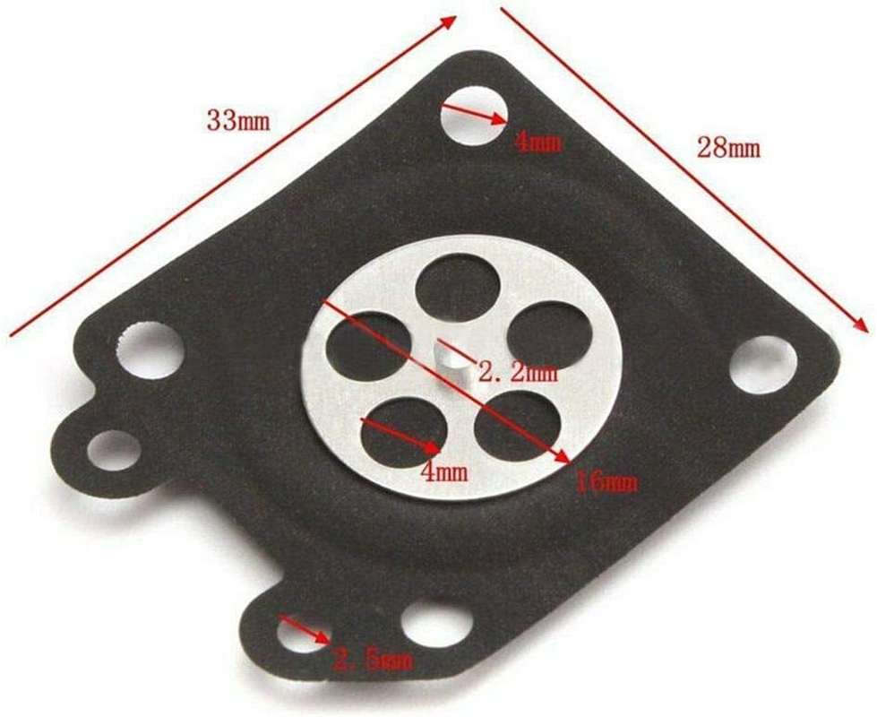 Carburetor Repair Kit 1 Piece Carburetor Rebuild Kit for Walbro WA WT Series Carby K20-WAT Mcculloch Mac 35 Ect