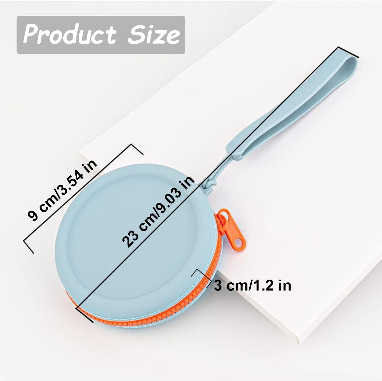 2Pcs Portable Puppy Snack Pouch, Pet Walking Bag for Dog and Cat, Silicone Treat Pouch for Reusable, Zippered Dog Treat Pouch with Handle, Dog Pouch for Training Coin Purse (Sky Blue & Light Pink) image number 1