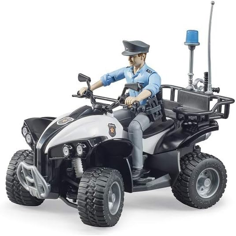 Bruder Quad with Policemen & Accessories