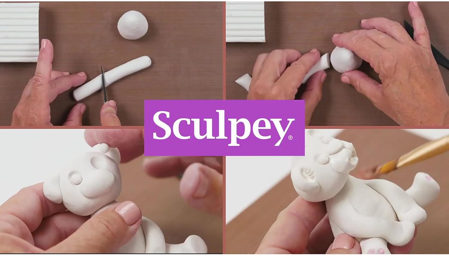 Polyform 439309 SCULPEY III - 227G/8Oz - White Polymer Clay Accessory image number 1