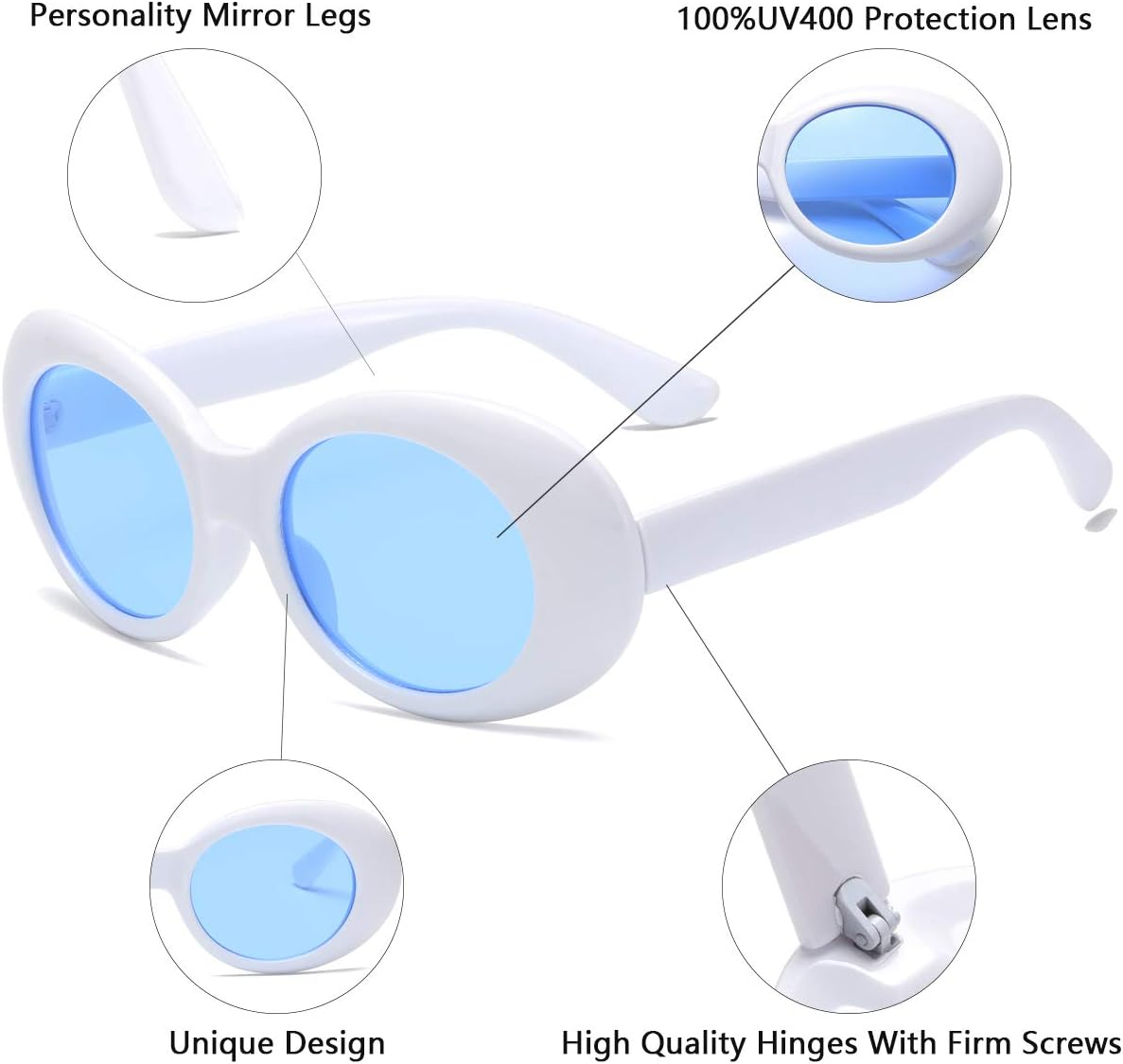 Aisswzber Wayfarer Readers Eyeglasses Square Non- Plastic Unisex Lens Eye Glasses image number 3