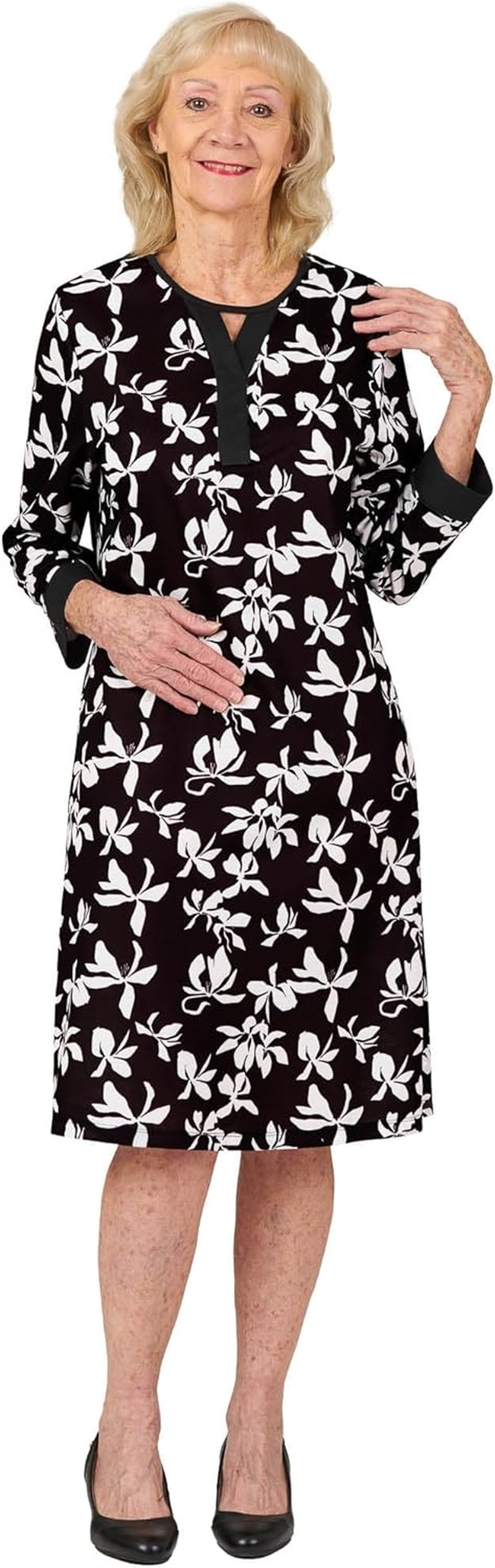 Ovidis Adaptive Dress Open Back Clothing Senior Women - Lisa