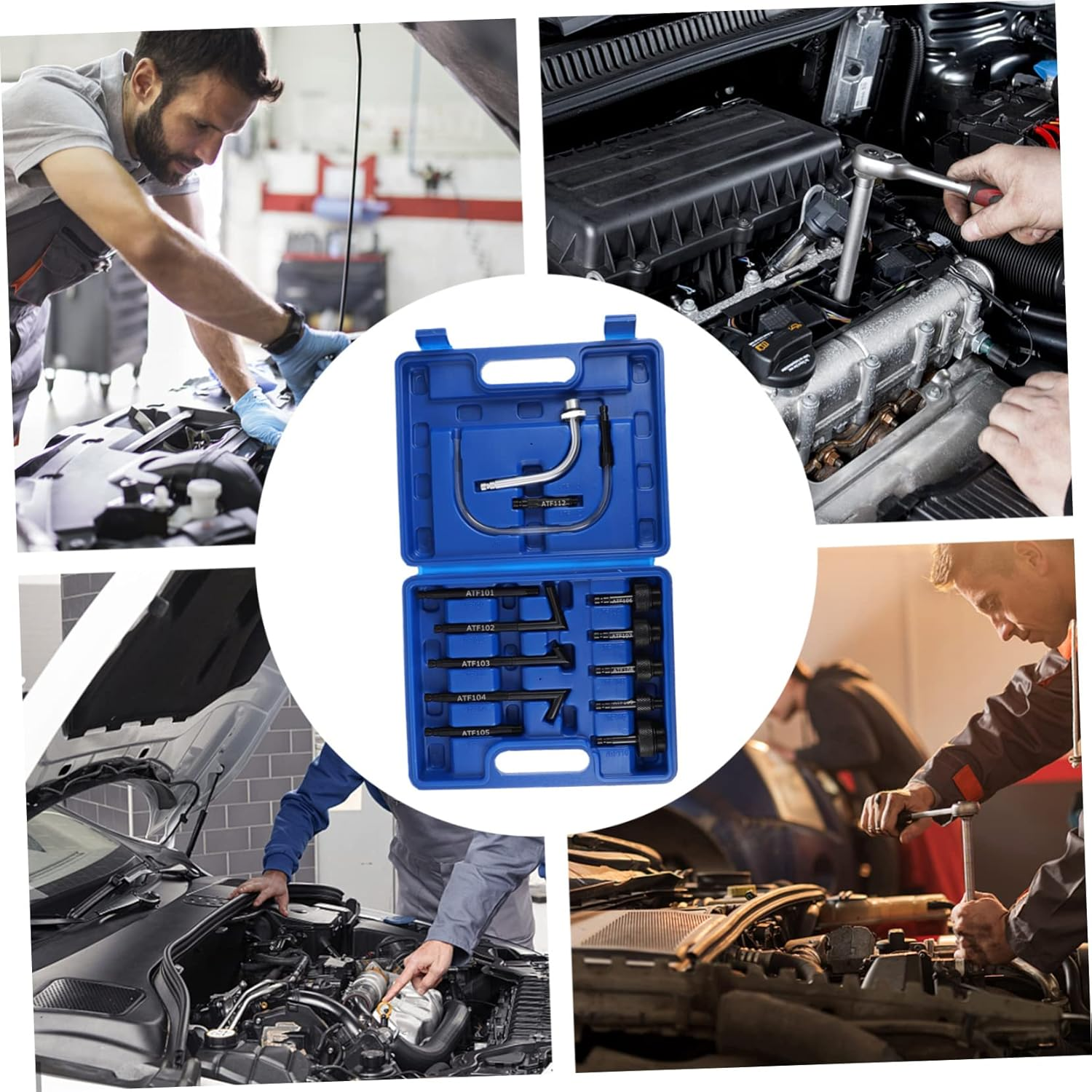 Operitacx Transmission Oil Change Machine Oil Fill Adapter for Automotive Accessories and Tool Kit Use in Garage Workshop image number 5