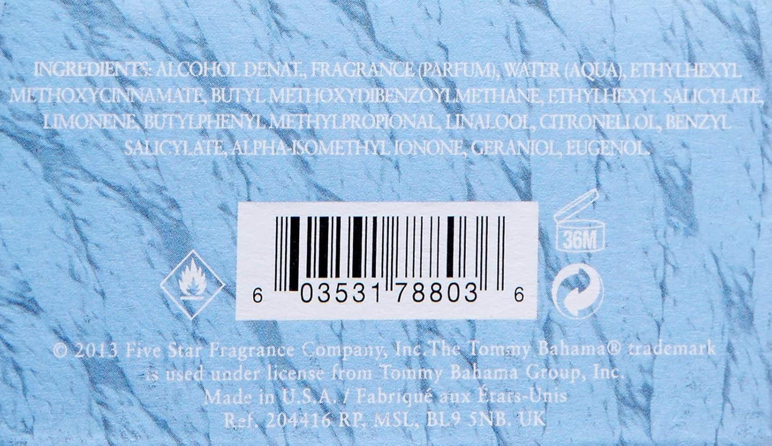 New Tommy Bahama Maritime Journey Eau De Cologne 125Ml Perfume image number 5