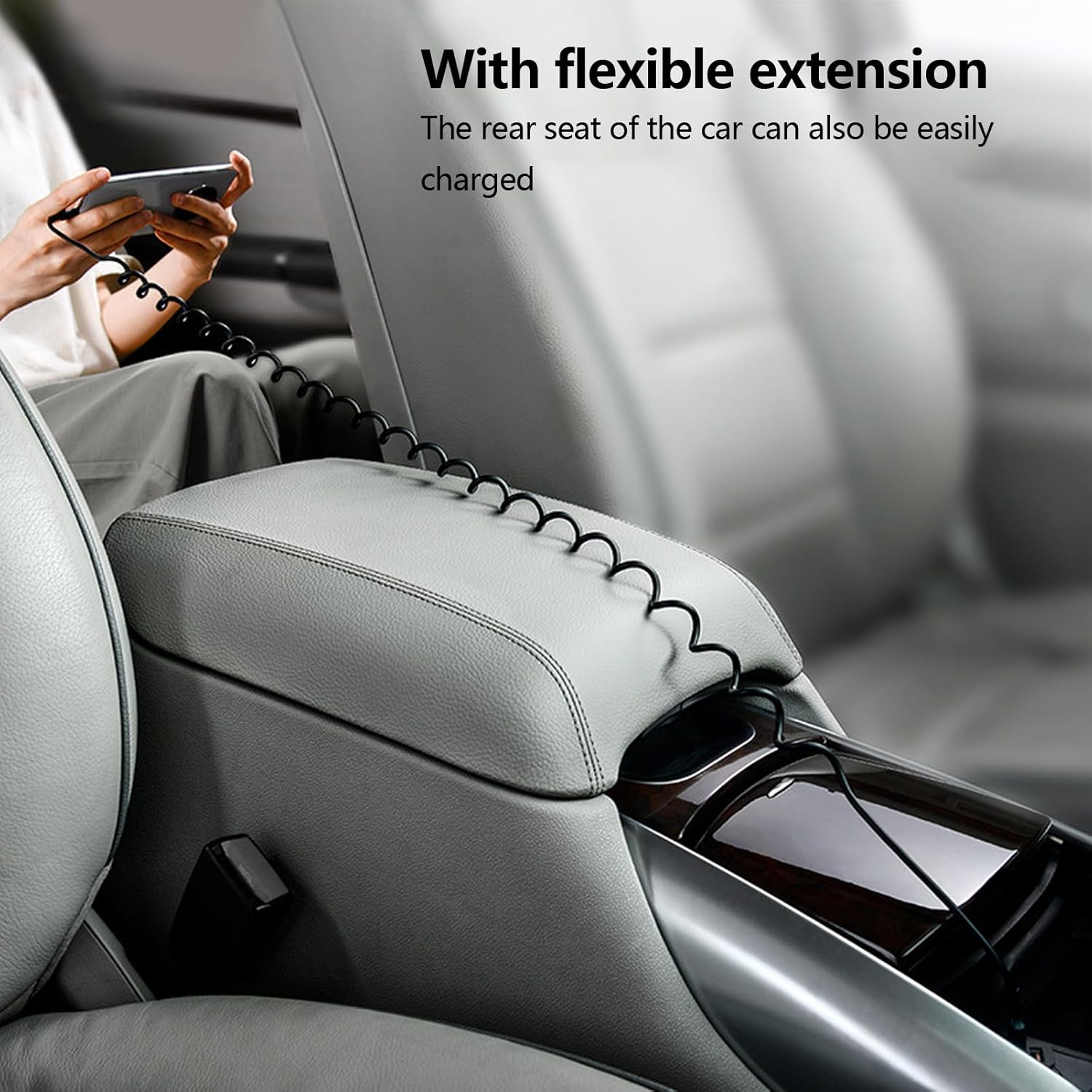 AMITOME Coiled USB C to IP Carplay Cable(2 Pack),1M Fast Charging Retractable USB C to IP Port Mfi Certified Charging Cord Compatible with Iphone 14/13/12/11/XS/XR/X/8 - Black