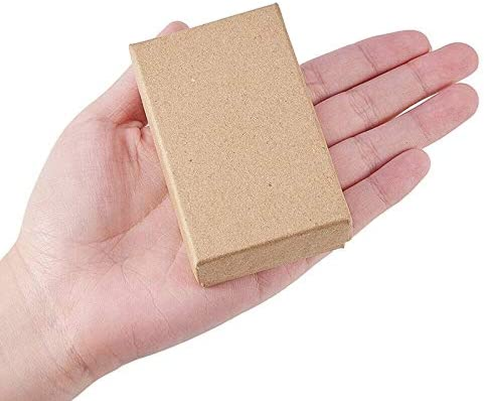 24PCS Kraft Paper Box Small Kraft Paper Jewelry Box Handmade Cardboard Packing Box Wedding Decorations image number 6