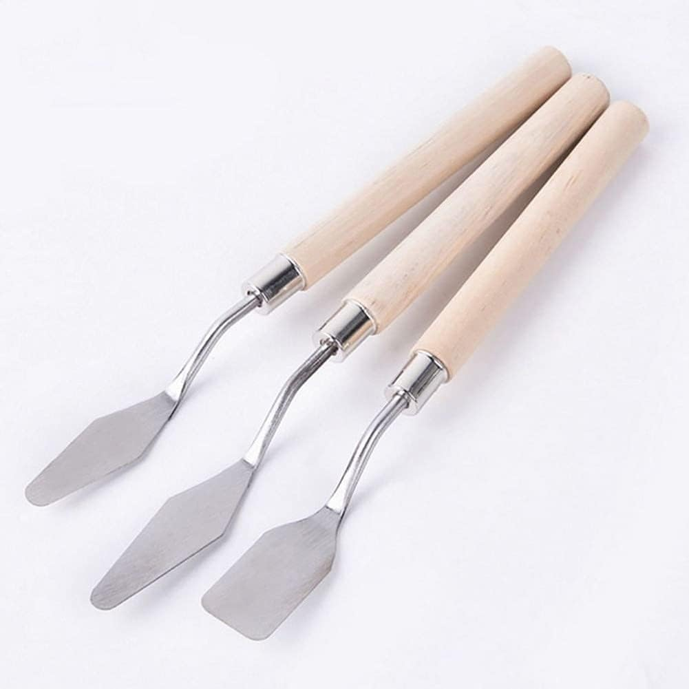 1Pc Professional Painting Spatula Kits Stainless Steel Palette Oil Painting Pen Artist Students Painting Tools Art Supplies Durable and Deft