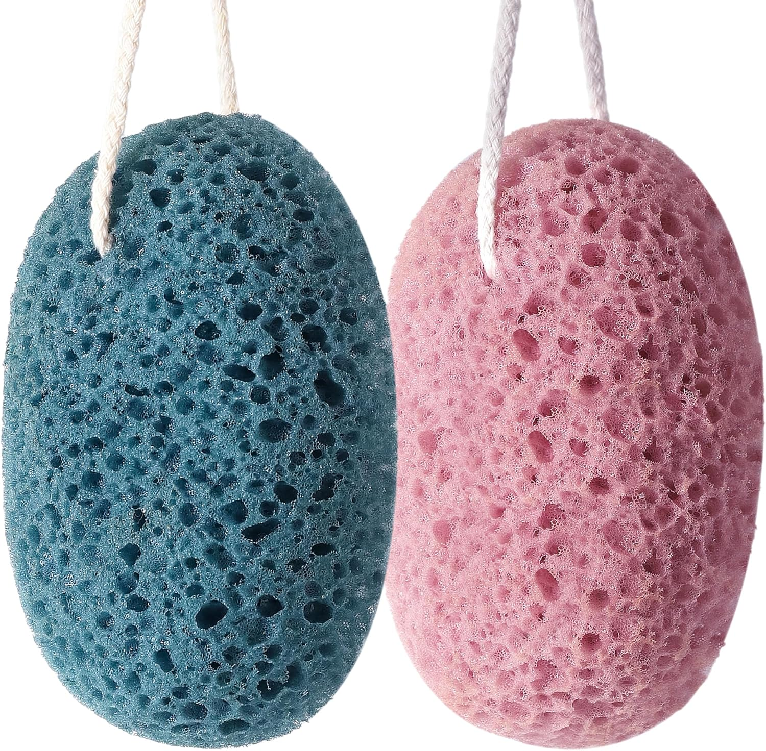 Shower Sponge for Body, 2Pcs Bath Sponges Body Wash, Soft Loofah Puff Foam Sponges Gentle Cleansing & Exfoliating for Women Men All Skin Types image number 3