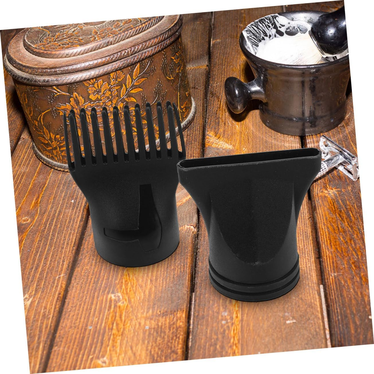 NIYANGLE 7Pcs Hair Dryer Nozzle with Duckbill Concentrator for Fast Efficient Drying Plastic Styling Attachments for Salon and Home Use image number 5