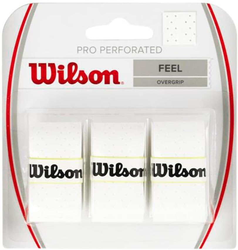 Wilson Perforated Pro Tennis Racquets over Grip