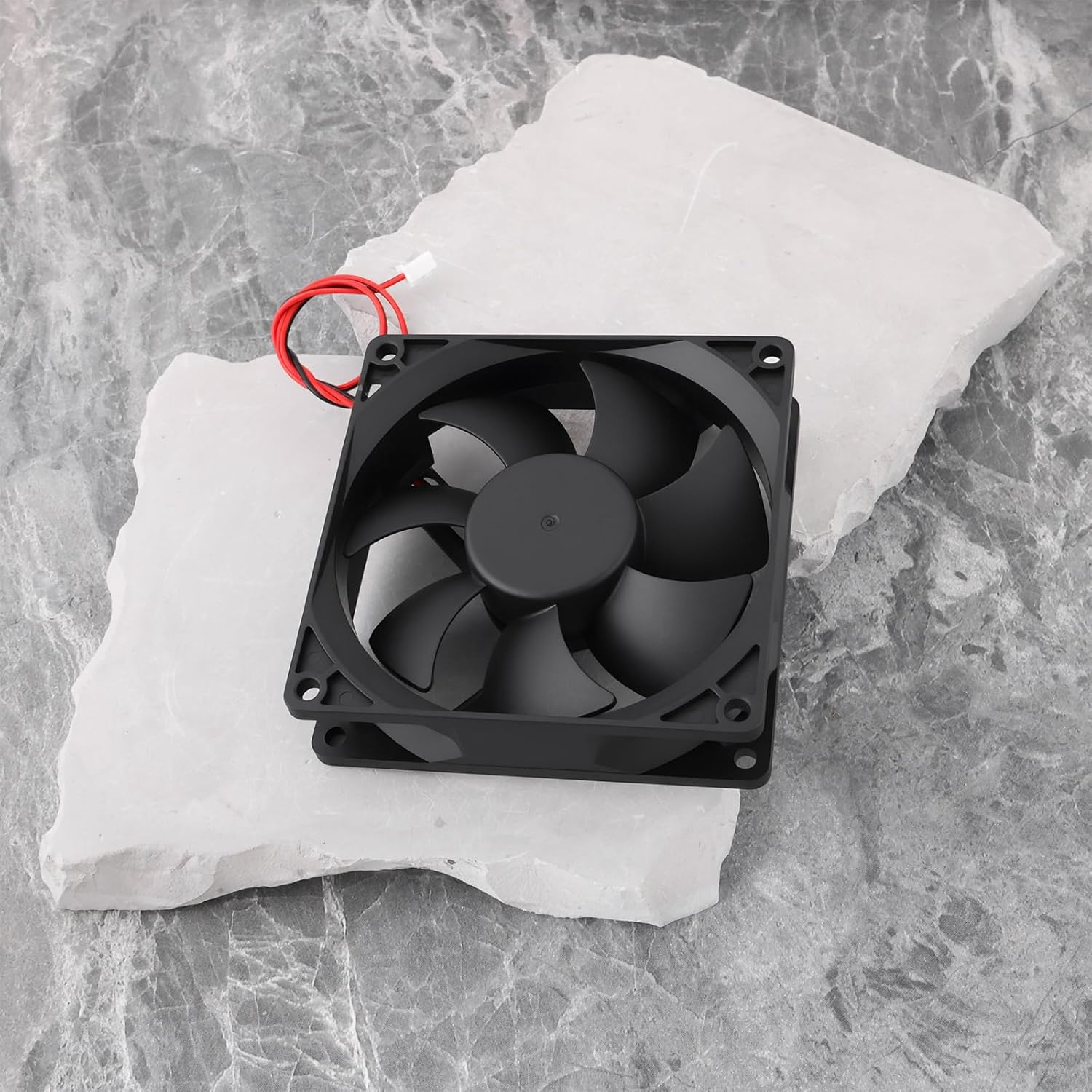 SING F LTD 2Pcs DC12V 0.16A 2Pin Cooling Fan Replacement Part TX9025L12S Compatible with Tianxuan Computer Case