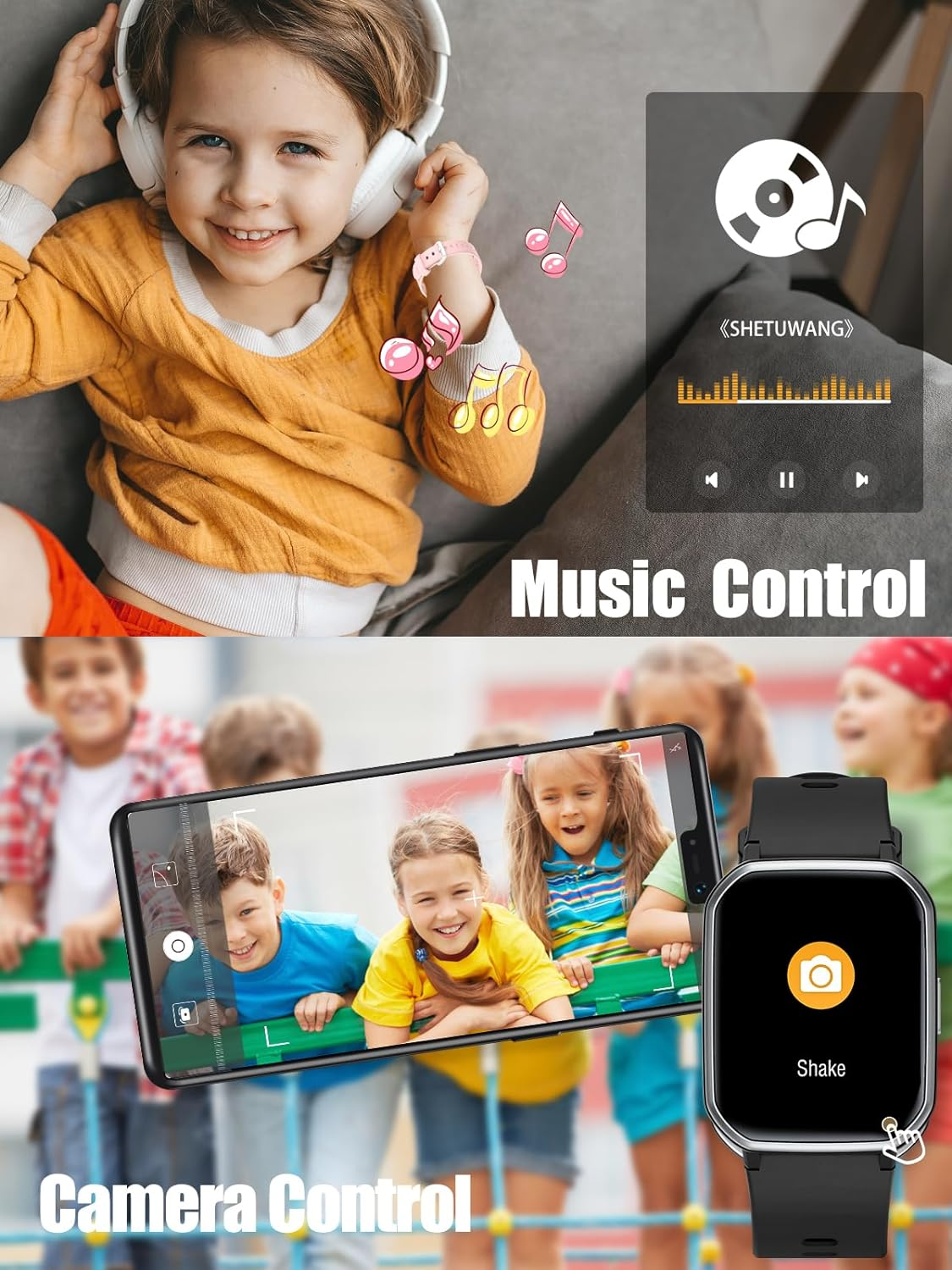 Mgaolo Kids Smart Watch for Boys Girls,Kids Fitness Tracker Smartwatch with Heart Rate Sleep Monitor,Waterproof Pedometer Activity Tracker for Android Iphone,Birthday Present - Blue image number 5