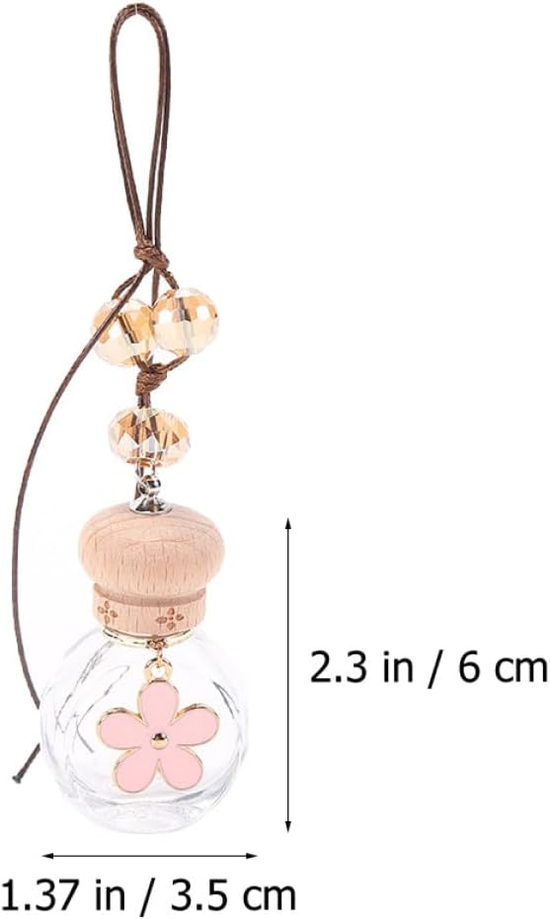 STOBAZA 4Pcs Hanging Perfume Bottles Car Scent Air Freshener Empty Bottles for Car Decor image number 5