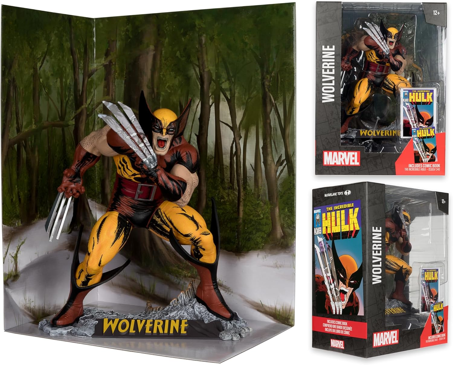Marvel Collection 1:6Th Wv2 - Wolverine by Todd Mcfarlane (The Incredible Hulk #340) image number 3