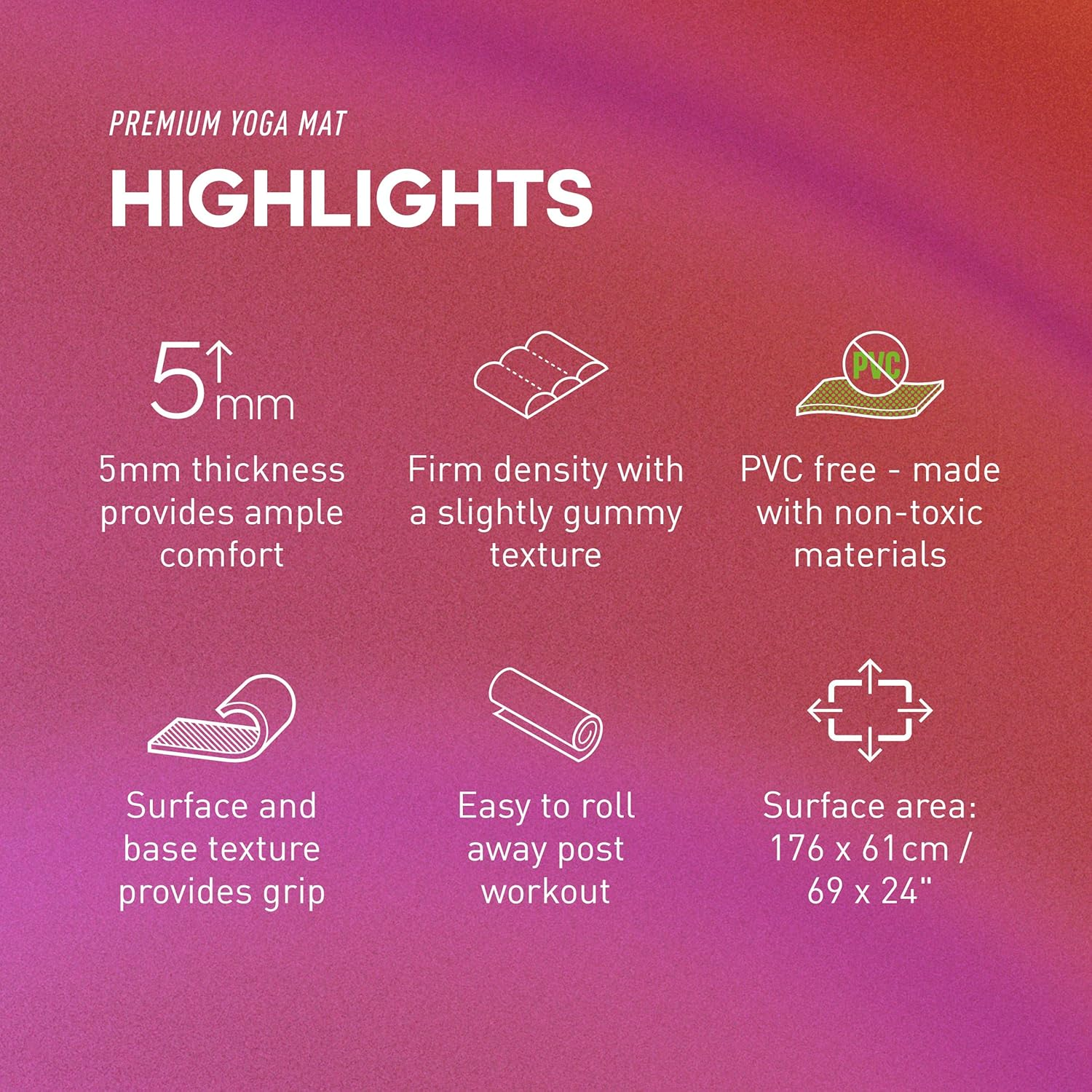 Adidas Premium Yoga Mat image number 1