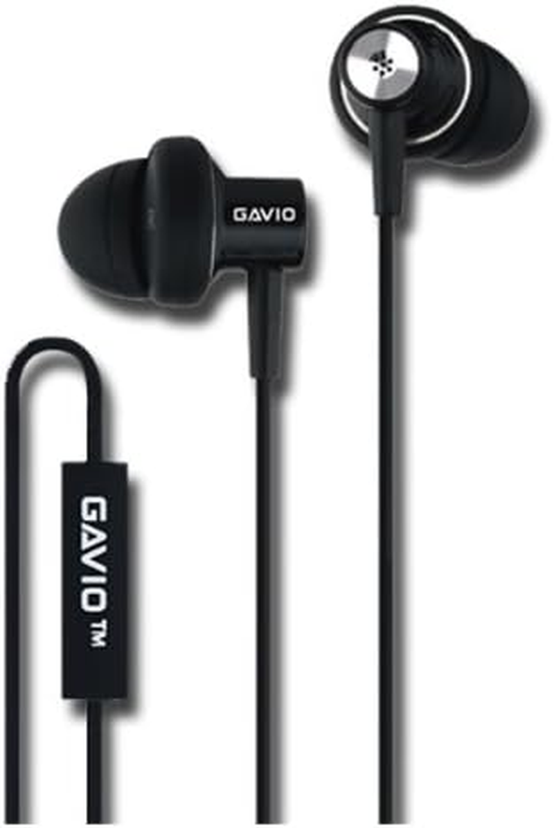 Gavio G25EE03102 [Iphone/Blackberry/Samsung Compatible Inner Earphones with Microphone] Groove Rug, White