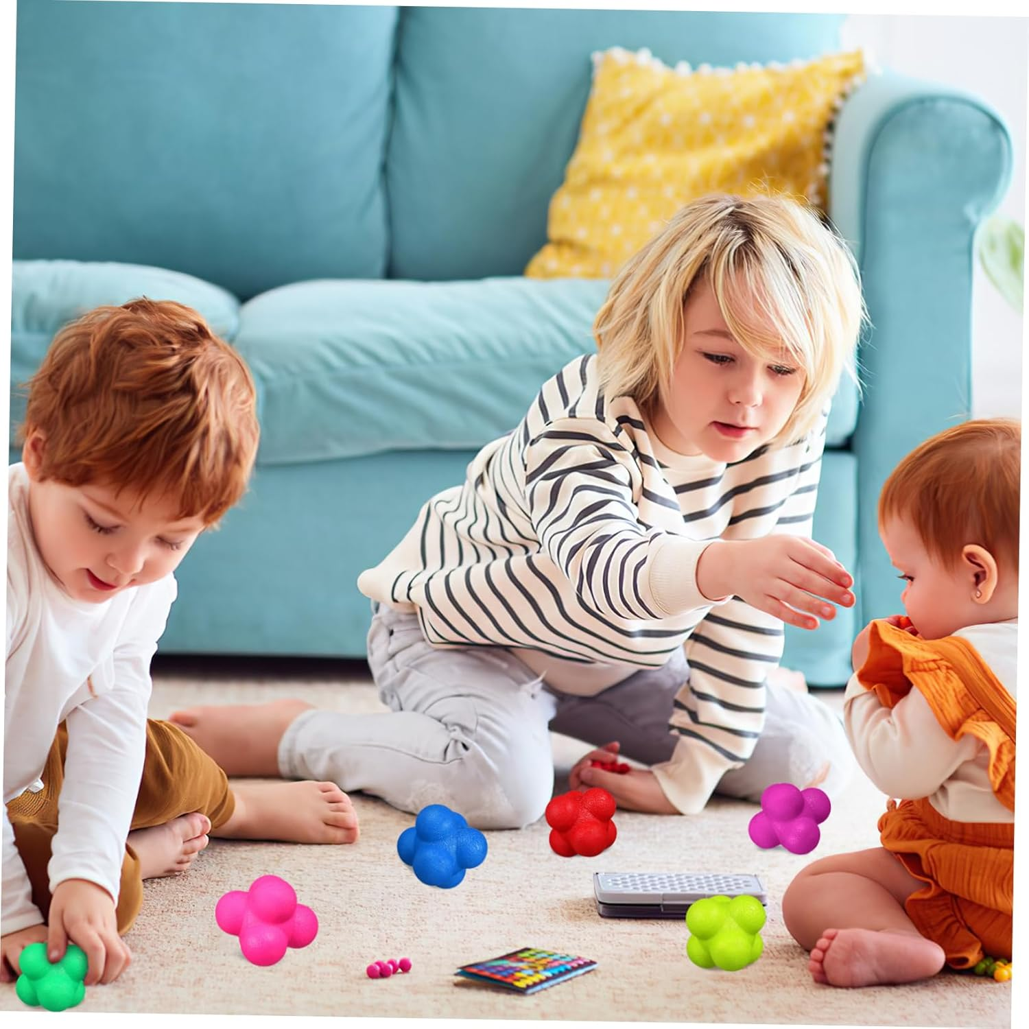 KITANDOVE Agility Balls Reaction Ball Set of 6 for Exercise Sports Training Australia