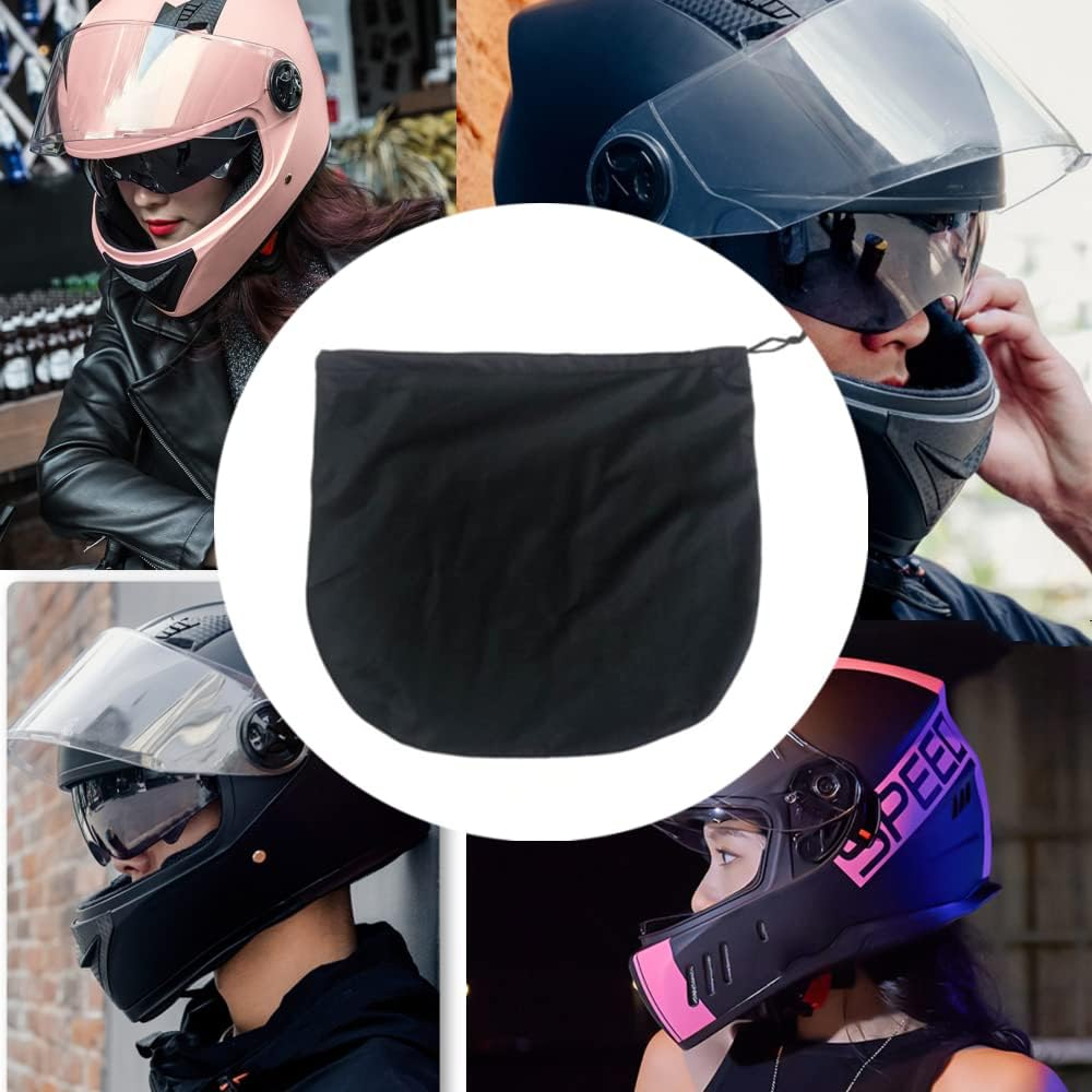 Naisfei Helmet Bag Motorcycle Helmet Bag with Drawstring, Motorcycle Helmet Backpack, Waterproof, Universal Portable Sports Bag for Motorcycle Helmet, Bicycle Helmets, Basketball, Ski Helmets, With image number 1