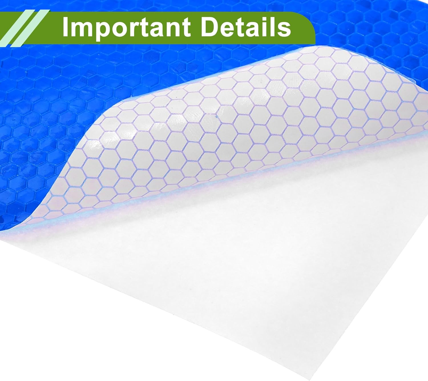 X AUTOHAUX Universal 164.04Ft X 3.94In Air-Release Adhesive Pinstripe Tape Reflective Automotive Pinstriping Tape PVC Blue image number 1