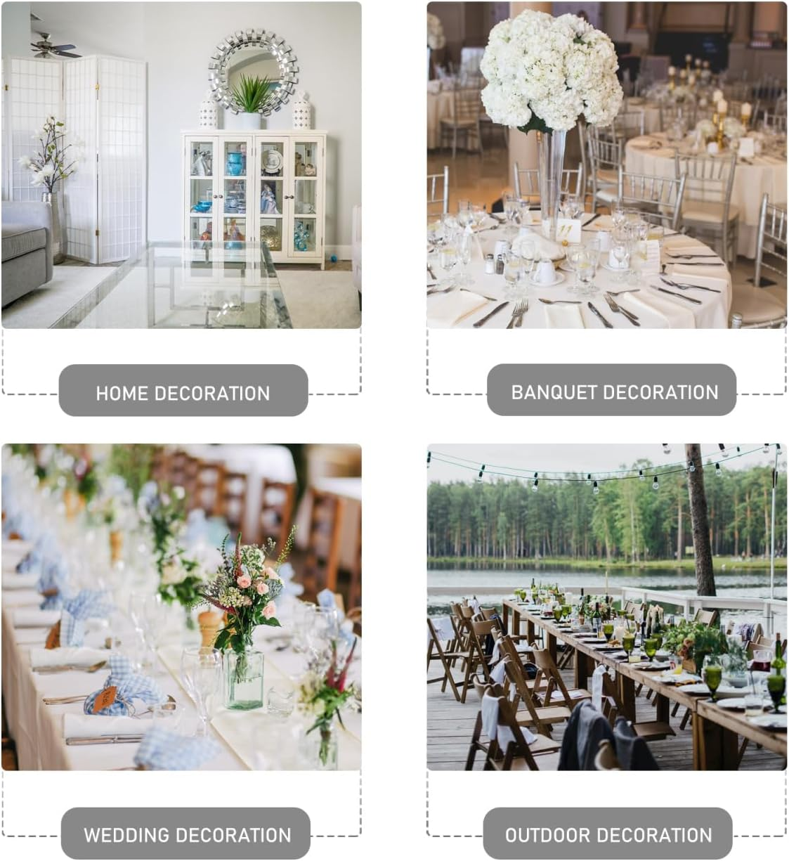 Kisangel Large round Glass Fish Bowl Transparent Glass Fish Tank Terrarium Bowls for Home Office Decoration Plant Vase Planter image number 3