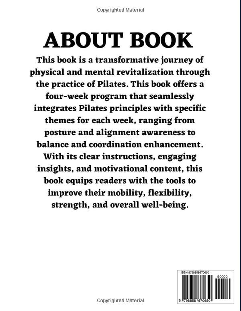 28-Days Wall Pilates Challenge for Women over 50: Easy Step by Step Guide for You to Lose Weight , Improve Balance, Mobility, Flexibility, and Strength through This Pilates Exercises
