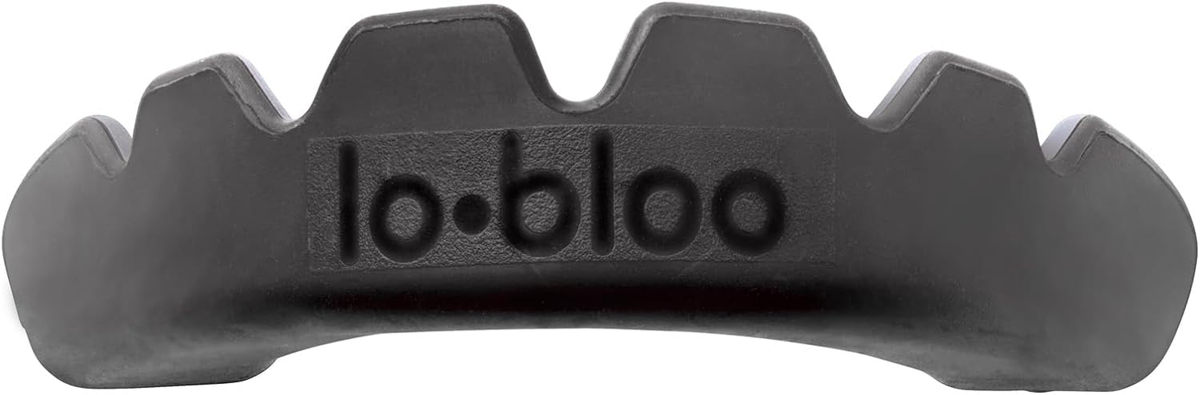 Lobloo Slick Professional Dual Density Mouthguard for High Contact Sports as MMA, Hockey, Football, Rugby. Large +14Yrs, Black