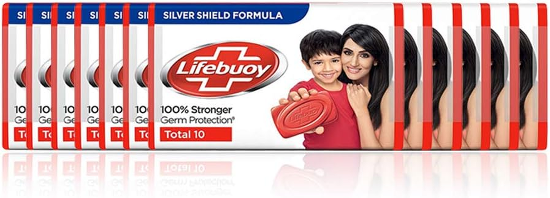 Lifebuoy Total 10- Soap Bar - 125G X 12 Bars (125G X 12 Bars) image number 1