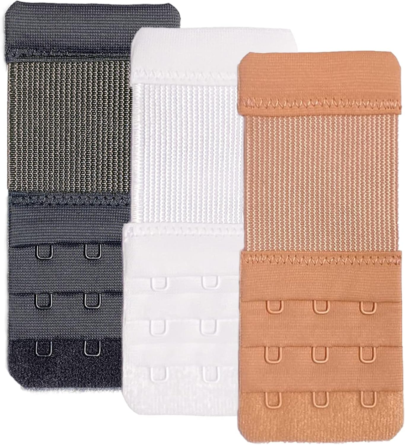 Black White Beige Bra Extender 2 3 4 5 Hook Bra Extenders for Women