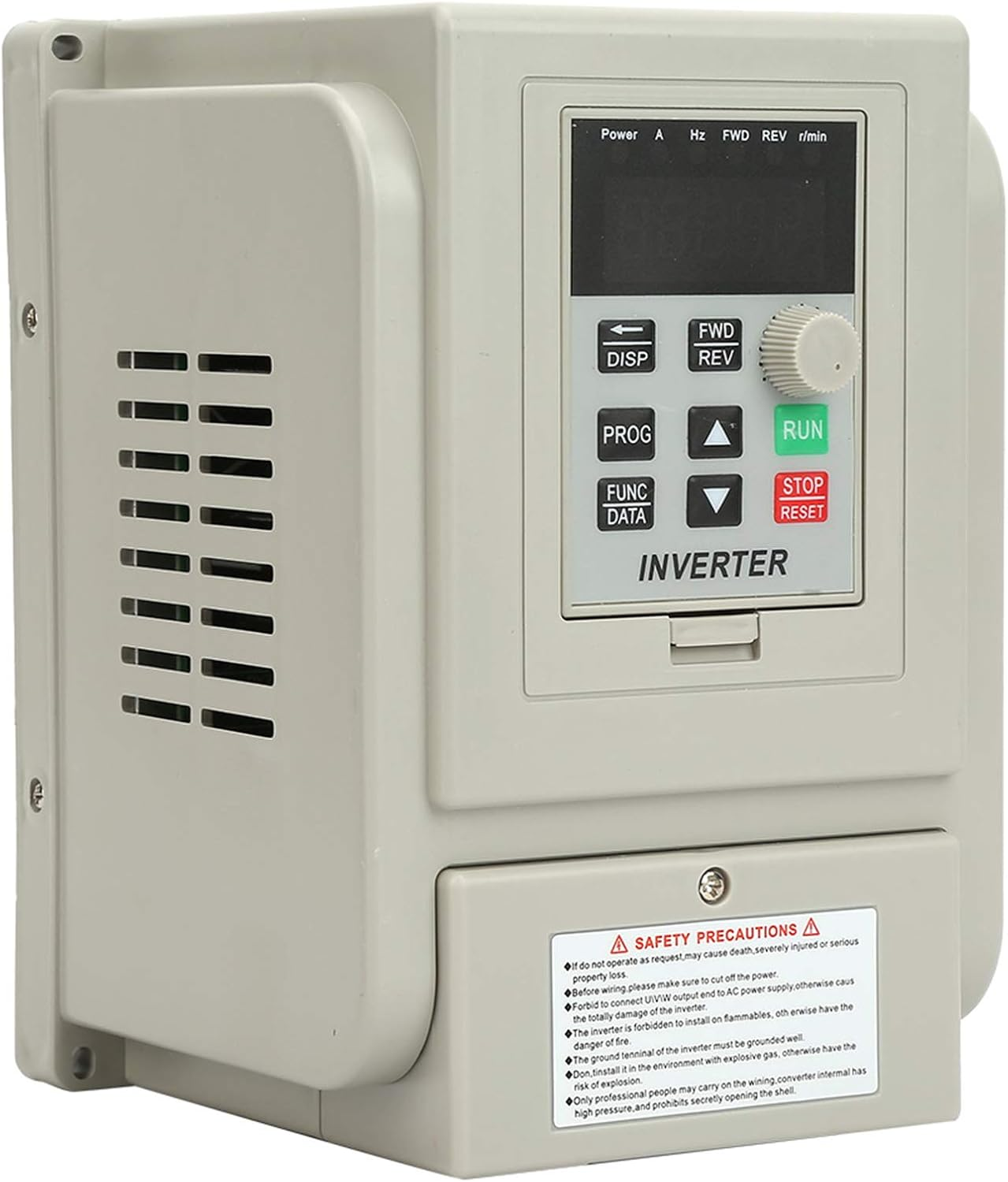 SOULONG AC Variable Frequency VFD Speed ​​Controller for 0.75Kw Single Phase AC Motor image number 2