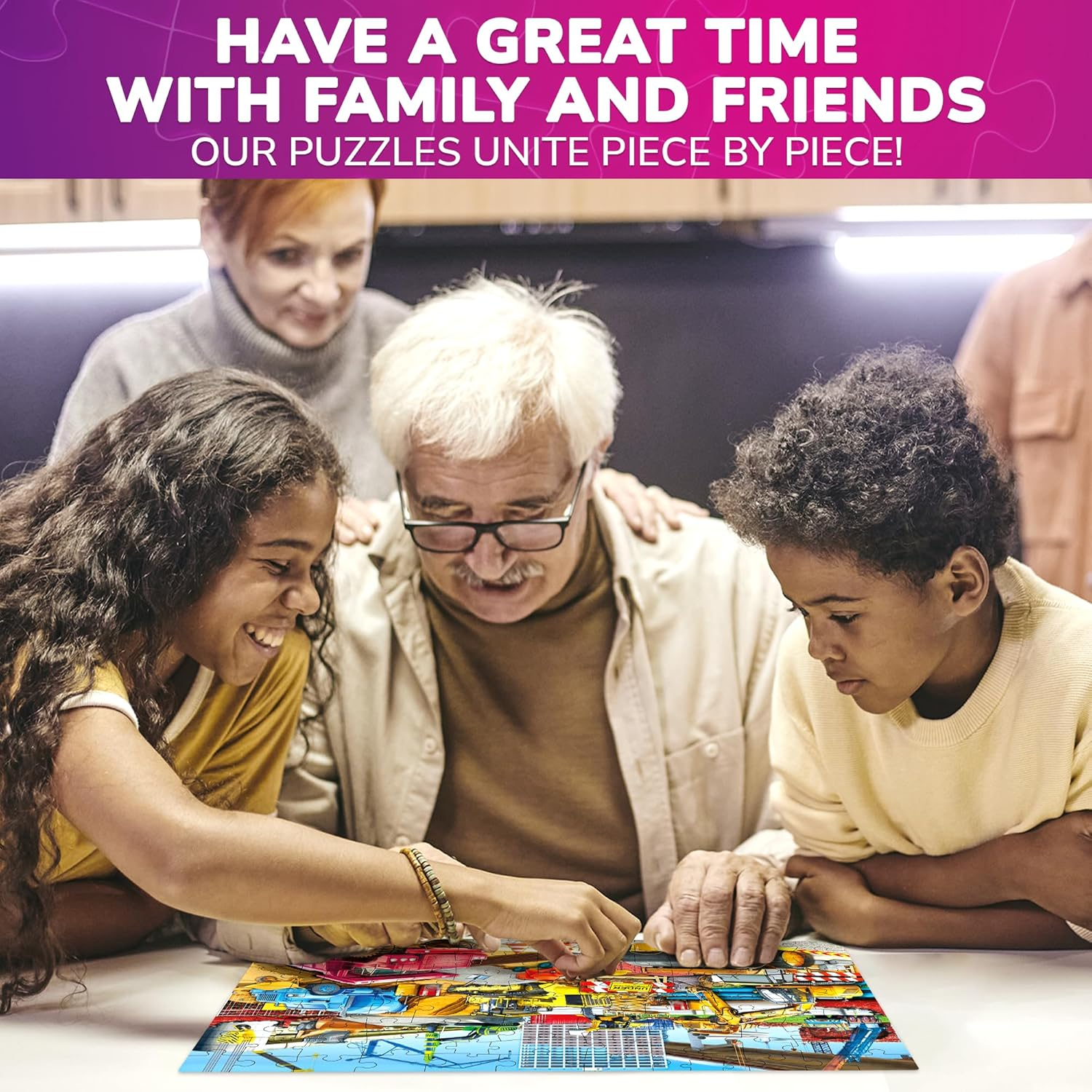 QUOKKA 100 Pieces Solo Assortment Puzzles for Kids - Cars - Toy for Learning Cars,Bugs,Sea & Forest Animals for 3-6 Year Old - Jigsaw Game Boy and Girl - Farm image number 5