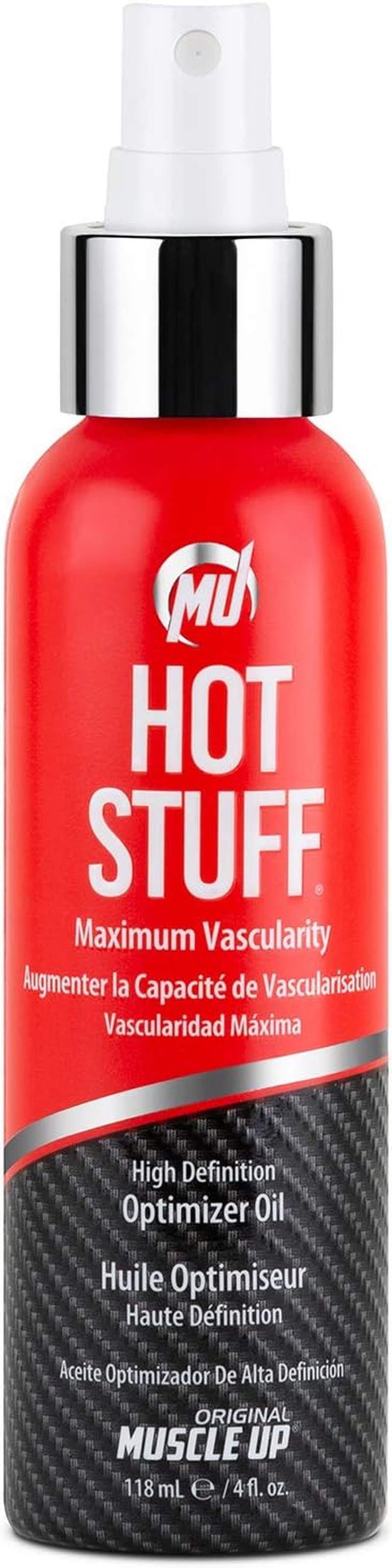Pro Tan Hot Stuff Maximum Vascularity High Definition Optimizer Posing Oil, 4 Fl Oz.,Beige image number 1