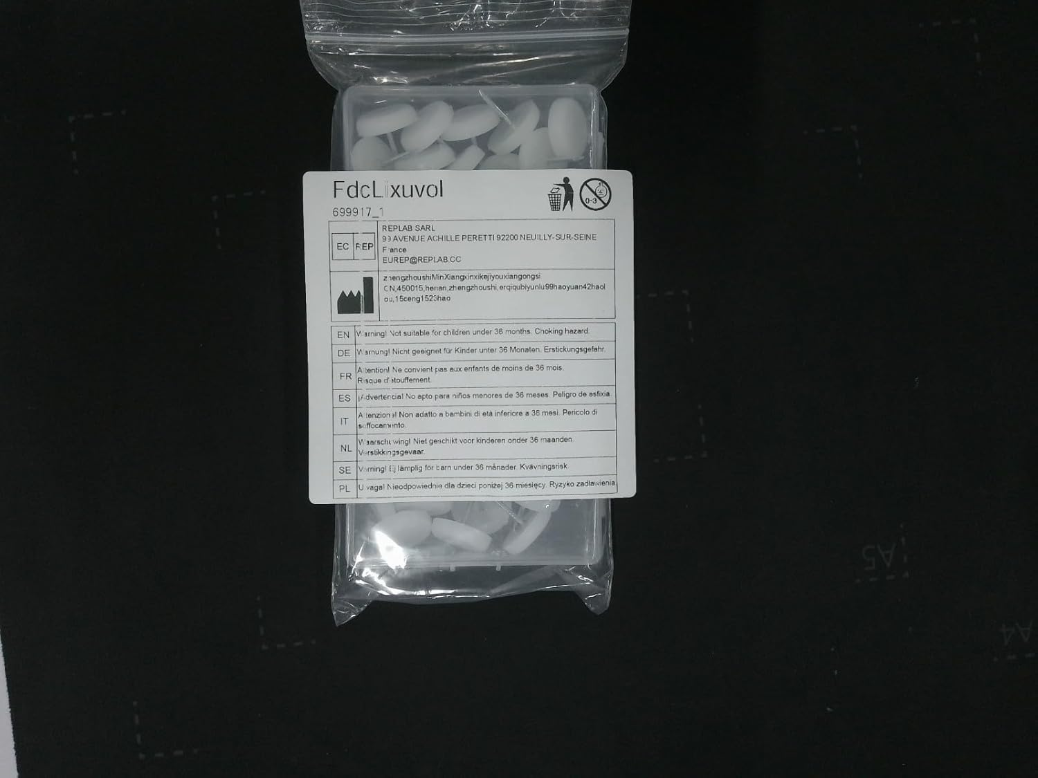 Pack of 50 Plastic Chair Gliders, 20 Mm, Floor Gliders, Furniture Gliders, Plastic Gliders, Floor Protection, Felt Gliders, Table Gliders with Nail for Furniture, Chair and Table Legs, White image number 4