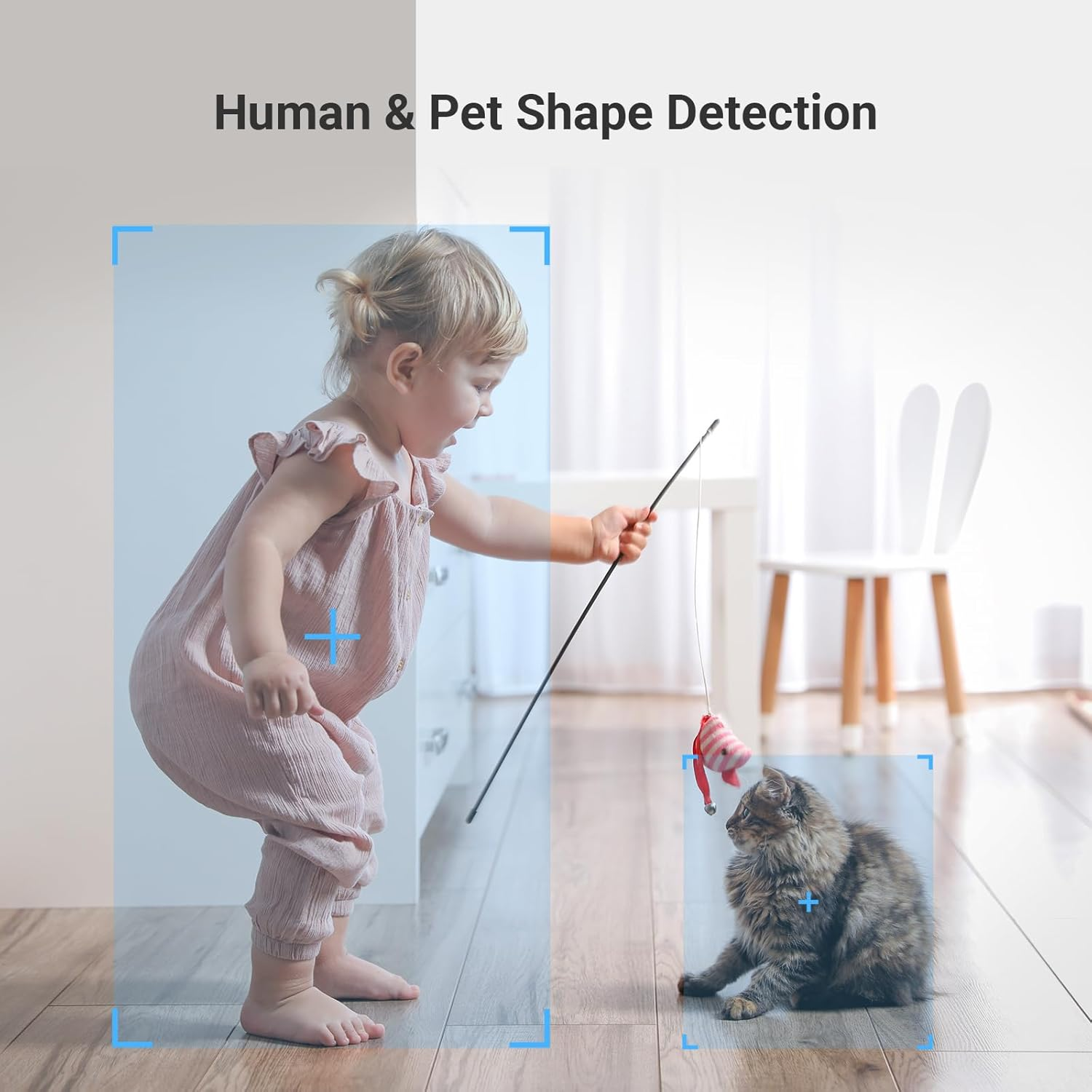 EZVIZ Dual-Lens 2K+ Indoor Security Camera, Dual Band, 10M Colour Night Vision, 360&deg; Pan Tilt, Human/Pet Detection, Auto Tracking, Two Way Calling, Patrol Mode, Alarm, Alexa & Google Control (C7) image number 3