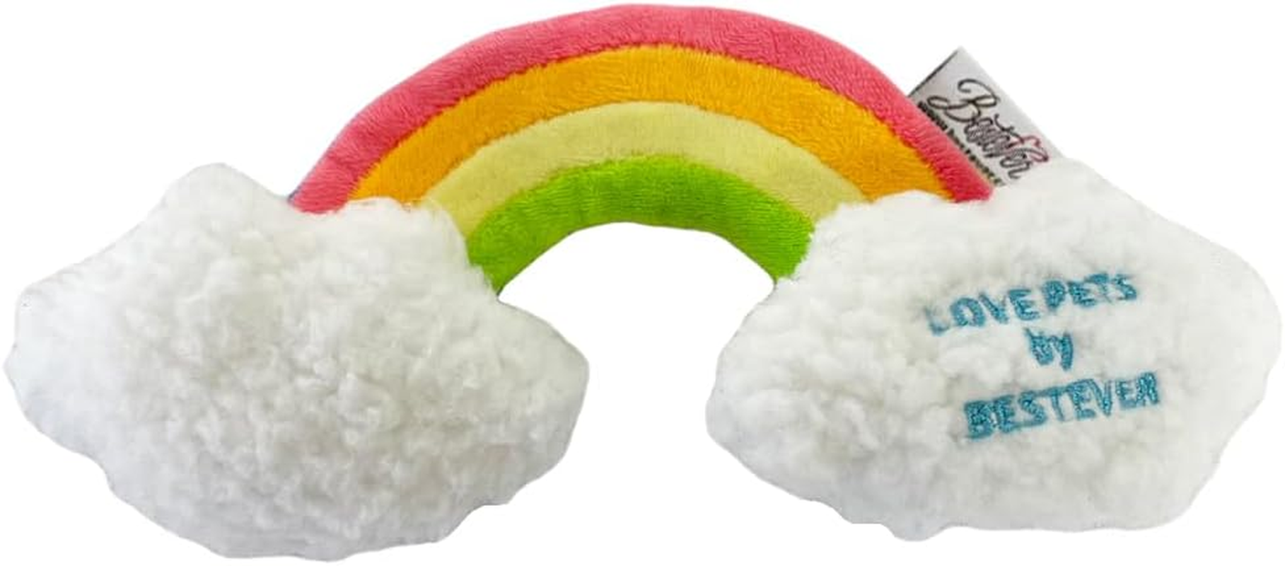 BESTEVER, Dog Toy, Pet Toy, Thin & Chewy, Rainbow, Squeaky Sound, Play, Play Together, Fun Parody, Best Ever Japan