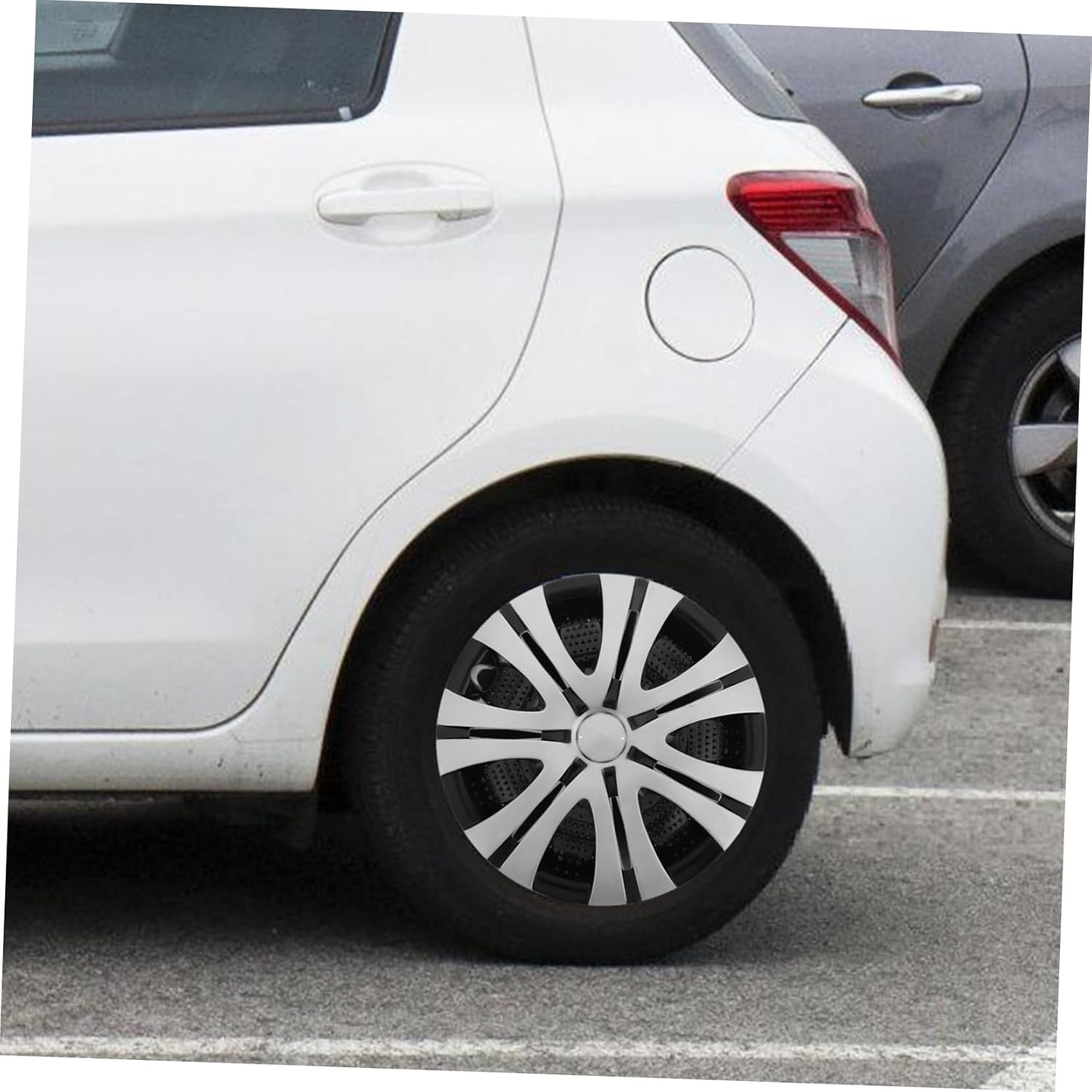 HOLIDYOYO Car Wheel Hub Covers Wheel Rim Cover Fit Hubcaps Decoration Plastic Hubcaps image number 6