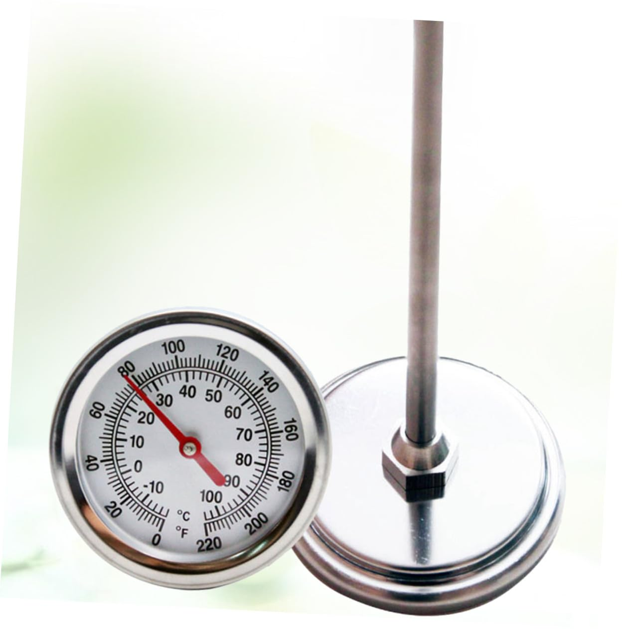 HANABASS Premium Stainless Steel Soil Thermometer with Long Probe Accurate Compost Temperature Detector for Indoor and Outdoor Gardening Dual Celsius and Fahrenheit Measurement image number 5