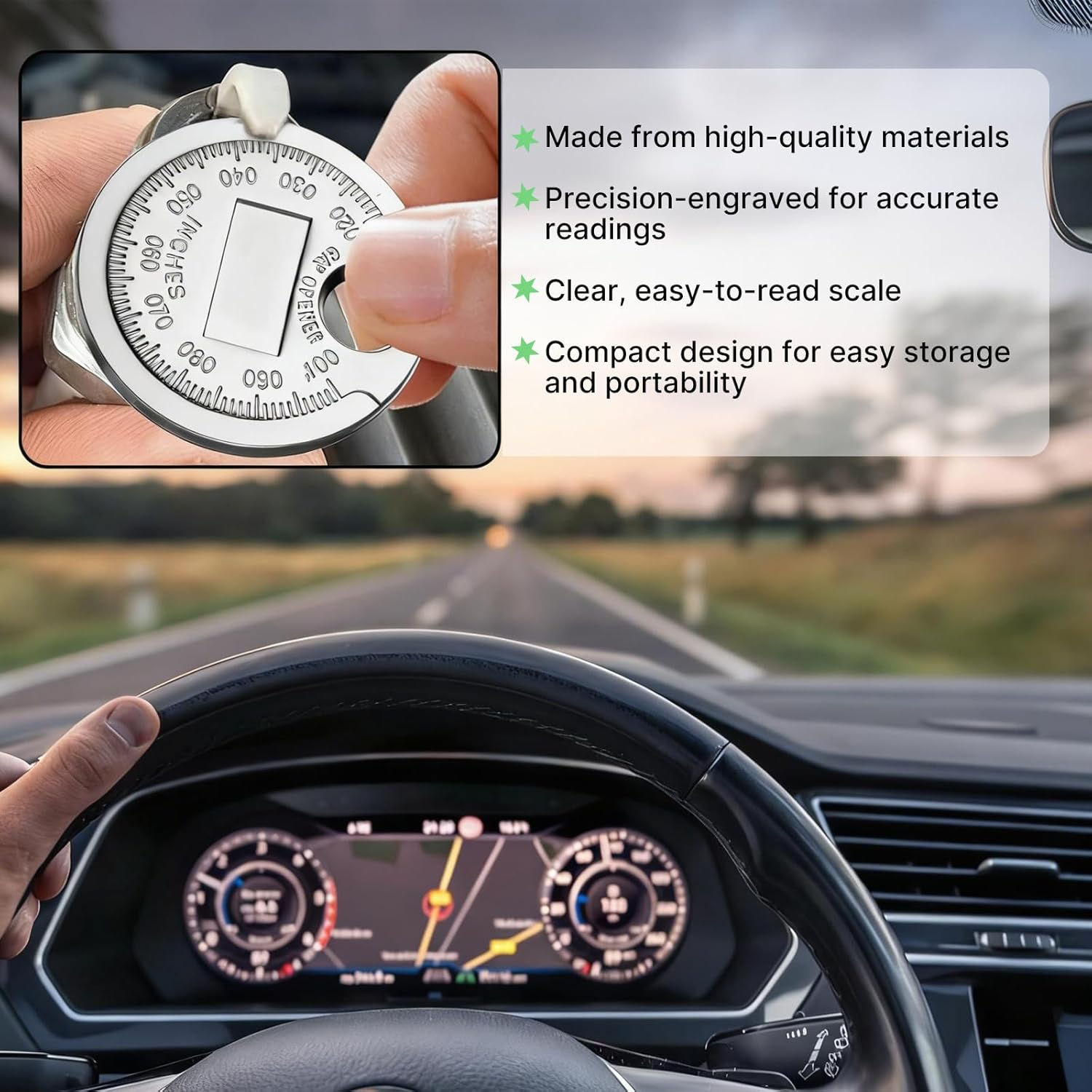 Precision Spark Plug Gap Gauge & Gapper &ndash; Premium Gapping Set with Accurate Gap Measurement, Universal Engine Tune-Up Accessory for Cars & Motorcycles image number 6