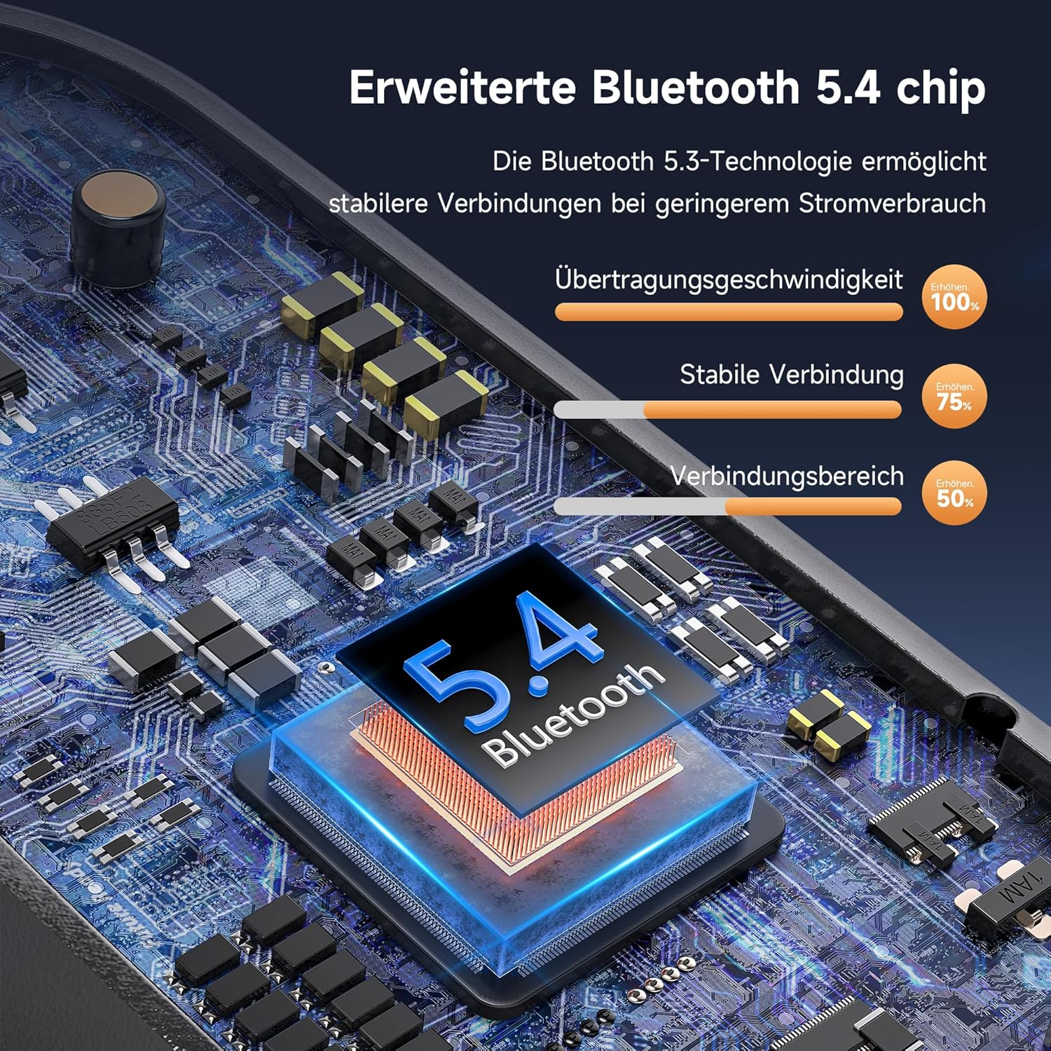 EUQQ Open Ear Bluetooth 5.4 Earbuds, Wireless Headphones, Sports Over-Ear Headphones with Ear Hooks, 40H Playtime Earbuds, Quick Charge, IPX7 Waterproof for Running/Workout, Black image number 4