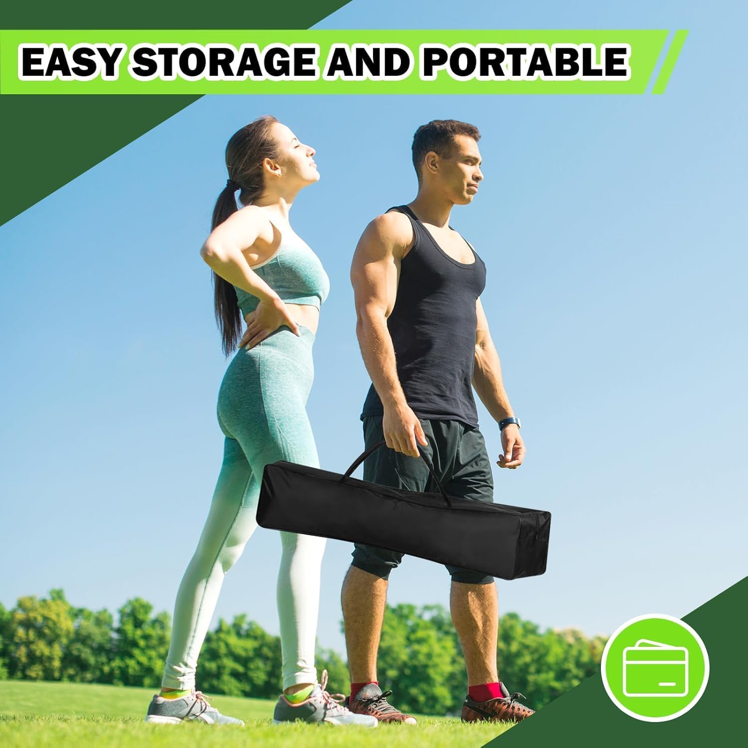 Quintin Badminton Pickleball Net Set,Paddle Game with Net with Net and Paddles with Carry Bag for Beginner image number 4