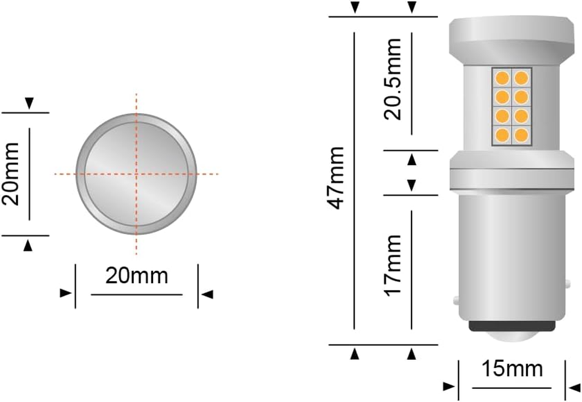BAY15D (1157) LED Bulbs (Pair)