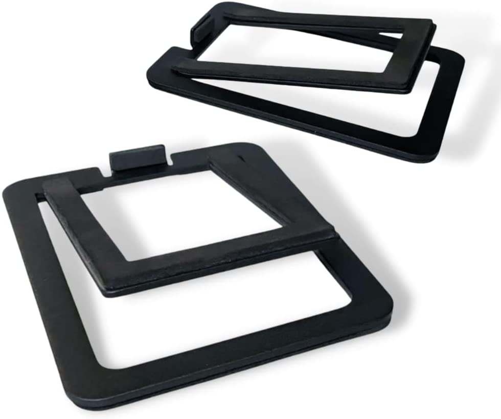 Audioengine DS1M Desktop Speaker Stands Pair - Powder Coated Steel - High-Performance, 15 Degree Slope Angle Improve Sound, Acoustic Brilliant - Medium or Large Size image number 4