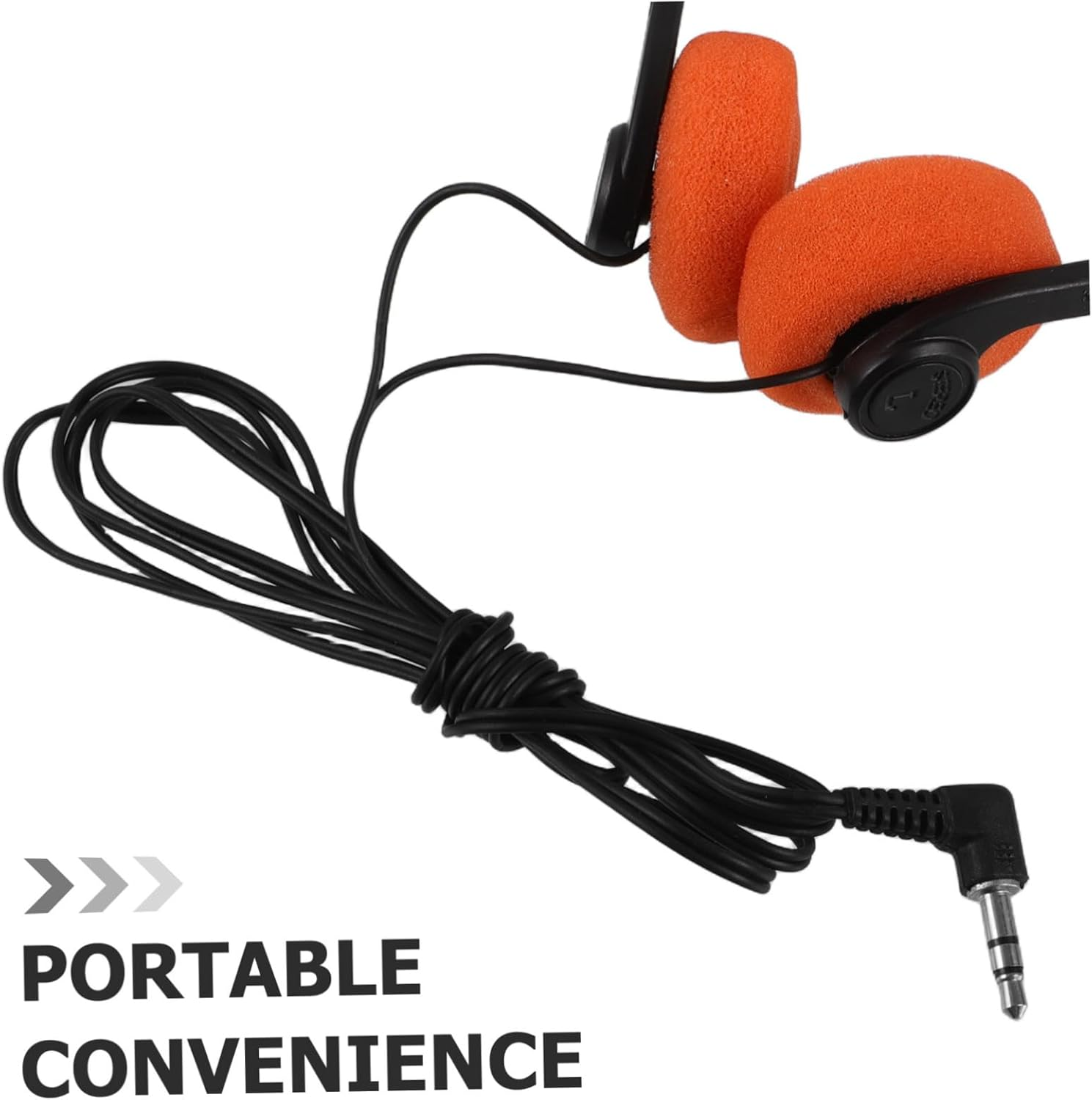 UTHCLO Portable Ear Headphones with Adjustable Headband Cushioned Ear Pads for Comfortable Safe Listening in Classroom Friendly Small Vintage Style image number 5