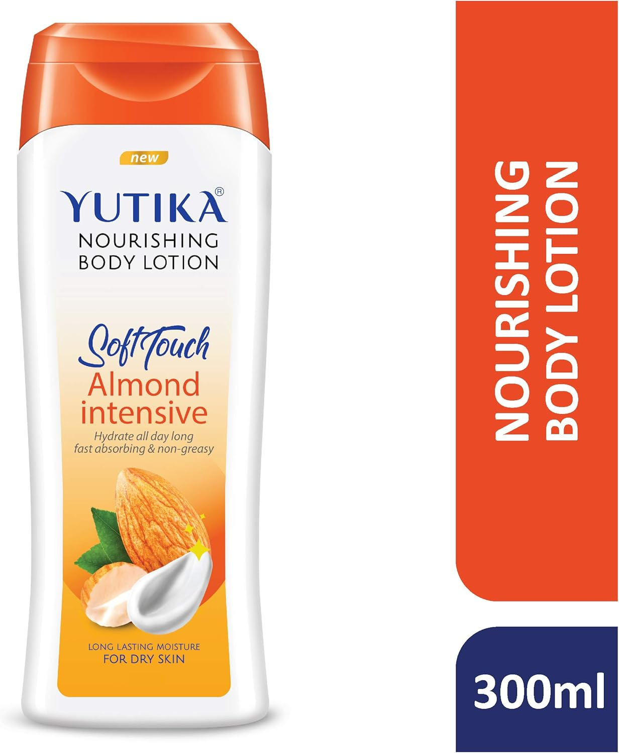 Yutika Nourishing Soft Touch Body Lotion Almond Intensive 300Ml (Pack of 2) image number 3