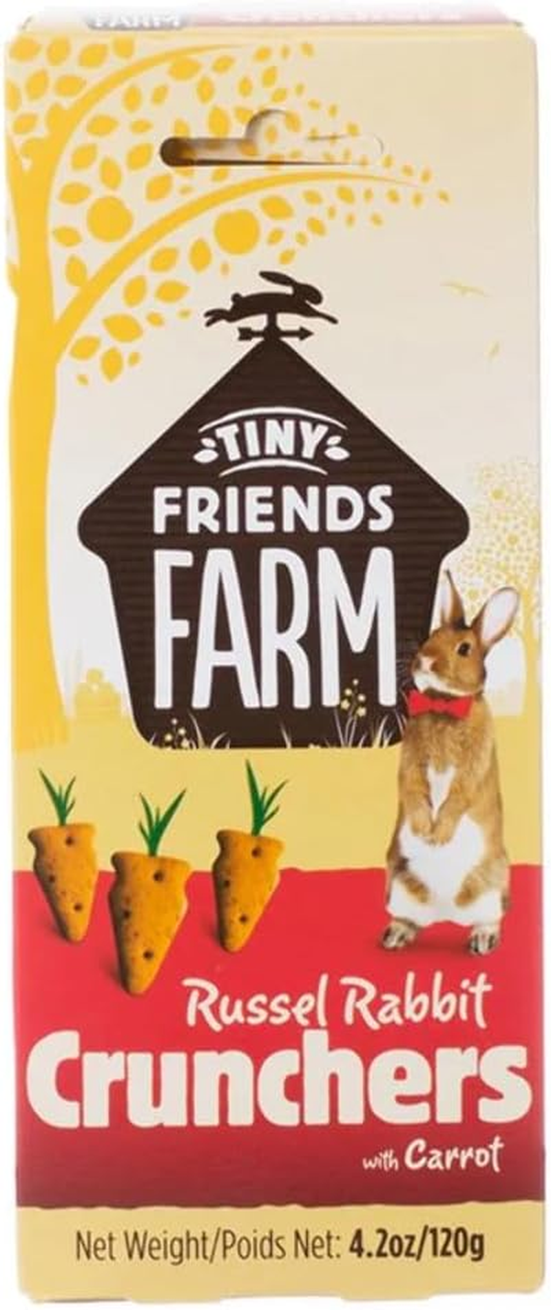 Tiny Friends Farm Russel Rabbit Crunchers 120Gm