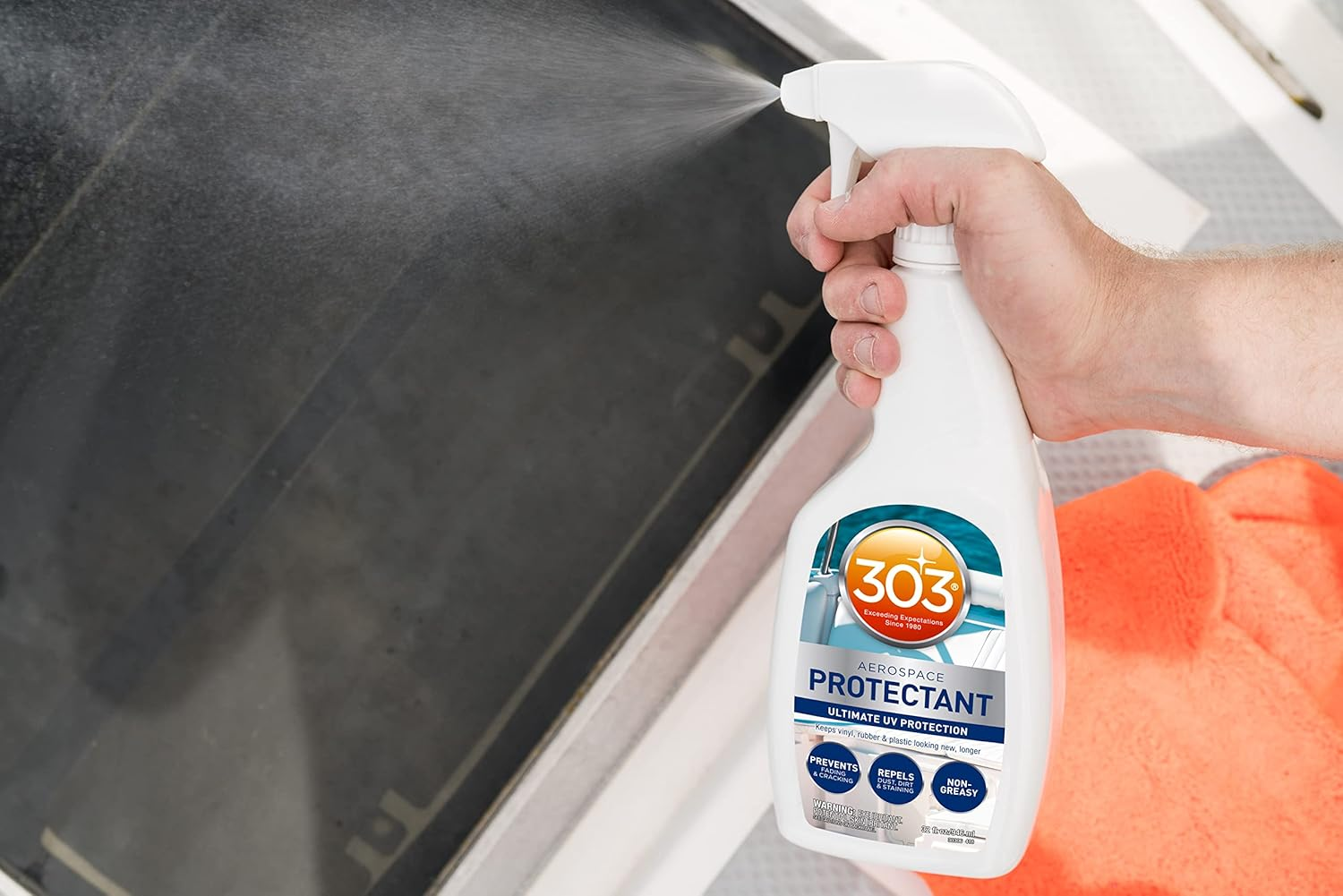303 Products (30306) Aerospace Protectant, UV Protectant for Boats and Patio Furniture (Package May Vary), White, 32 Fl. Oz. image number 3