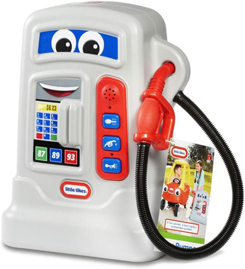 Little Tikes Cozy Pumper - Fuel Station Toy for Toddlers, Ride-On Toys Accessory - with Hose, Nozzle, & Card Swipe - Plays Real Sounds - Encourages Creative Play - for Ages 18 Months to 5 Years image number 2