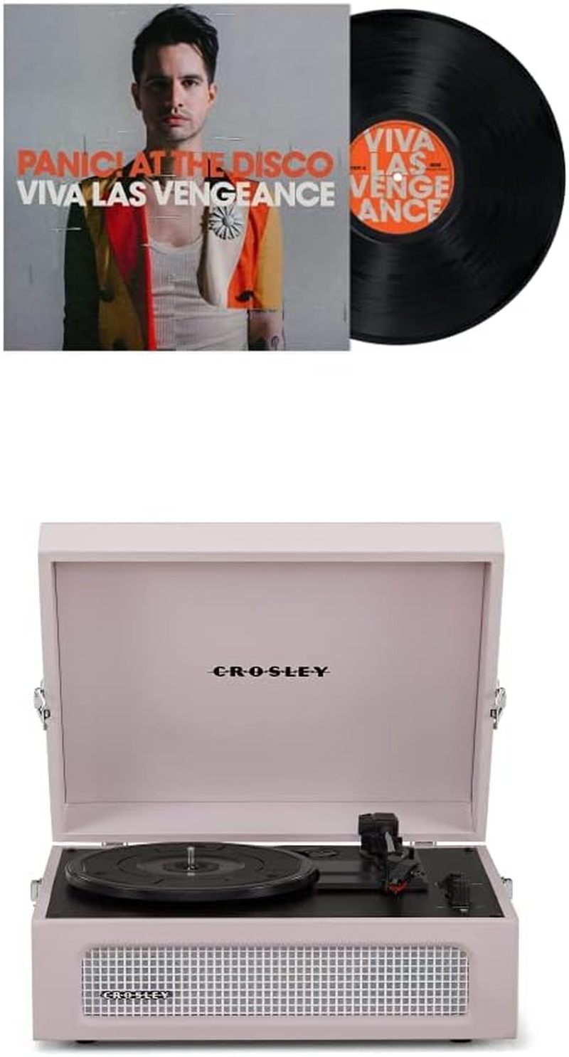 Crosley Voyager Portable Bluetooth Turntable (Amethyst) and Panic! at the Disco - Viva Las Vengeance [Bundle] image number 2