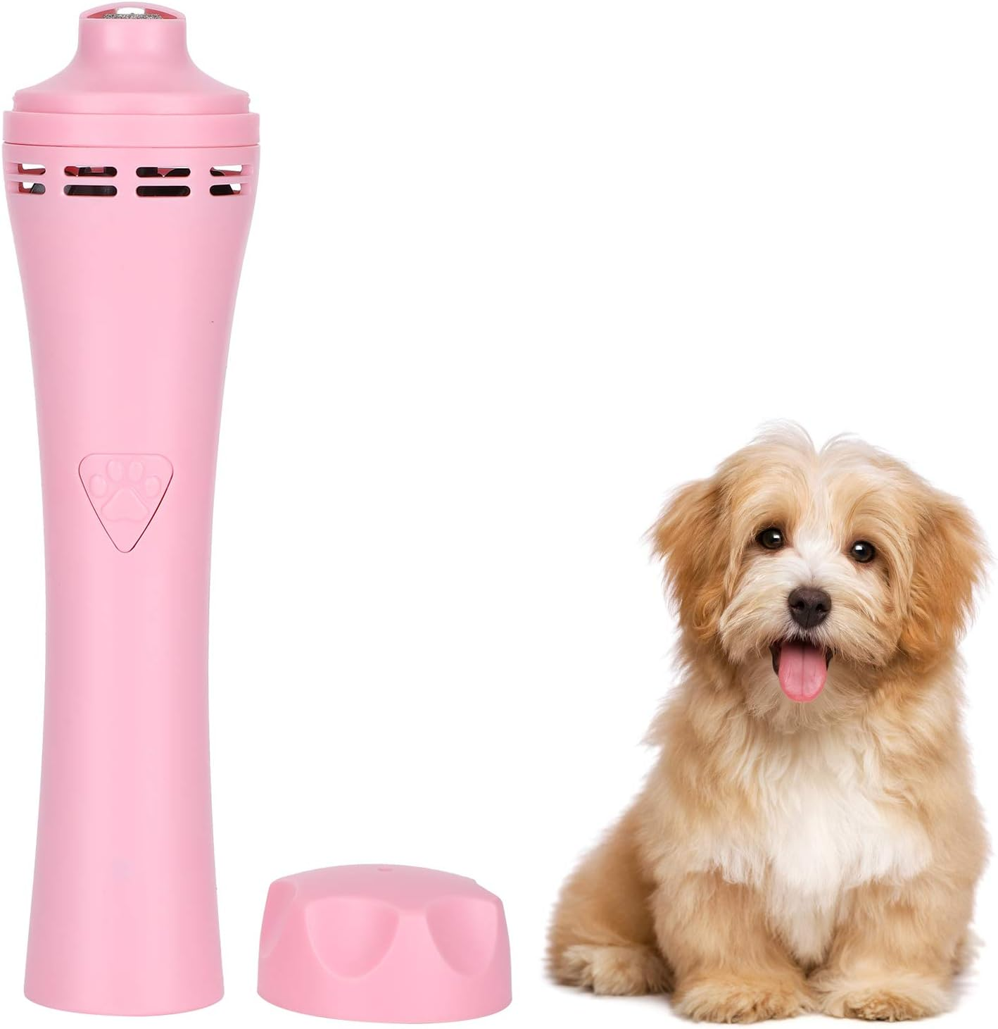 USB Rechargeable Dog Nail Grinder,Pet Nail Trimming & Smoothing Tool,Quiet 3 Speed Claw Grooming Machine for Home Use Suitable for Dogs & Cats Pink image number 2