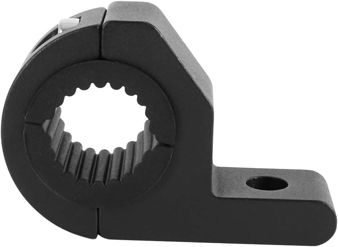 2Pcs Light Bar Tube Clamps, 19-30MM Universal Work Offroad Led Light Mounting Brackets Horizontal Bar Tube Clamp Kit, Horizontal Bar Cage Roof Rack Holder for Off-Road Truck UTV ATV image number 6